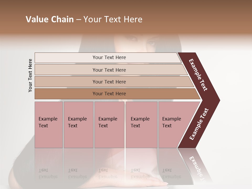 Sensuality Face Pretty PowerPoint Template