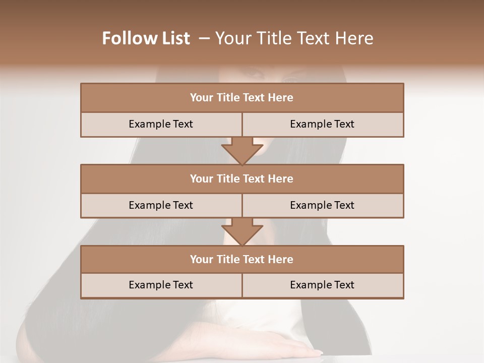 Sensuality Face Pretty PowerPoint Template