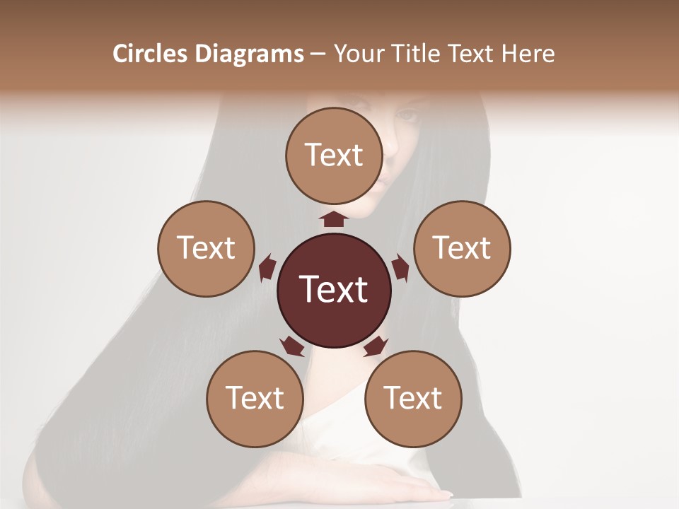 Sensuality Face Pretty PowerPoint Template