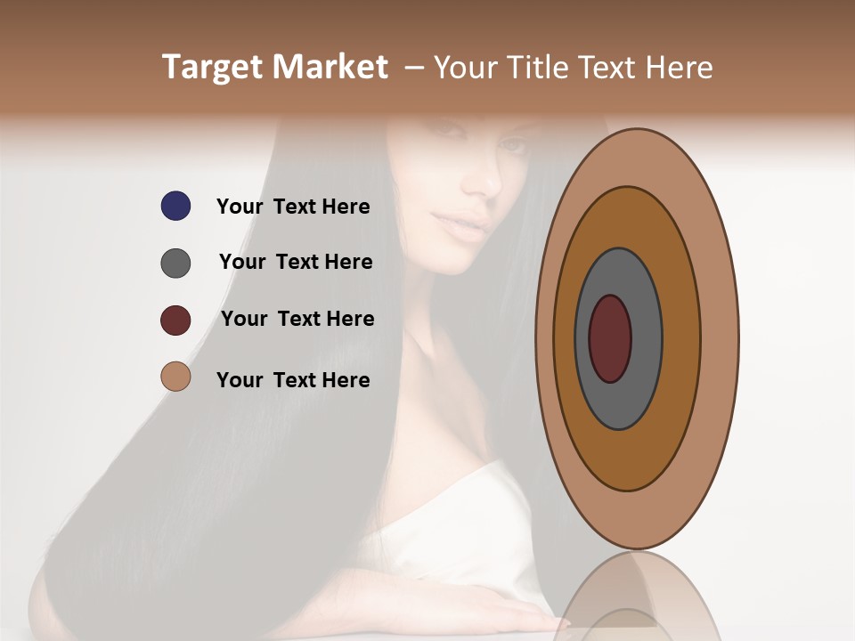 Sensuality Face Pretty PowerPoint Template