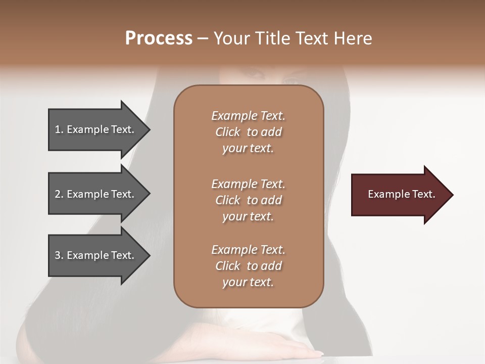 Sensuality Face Pretty PowerPoint Template
