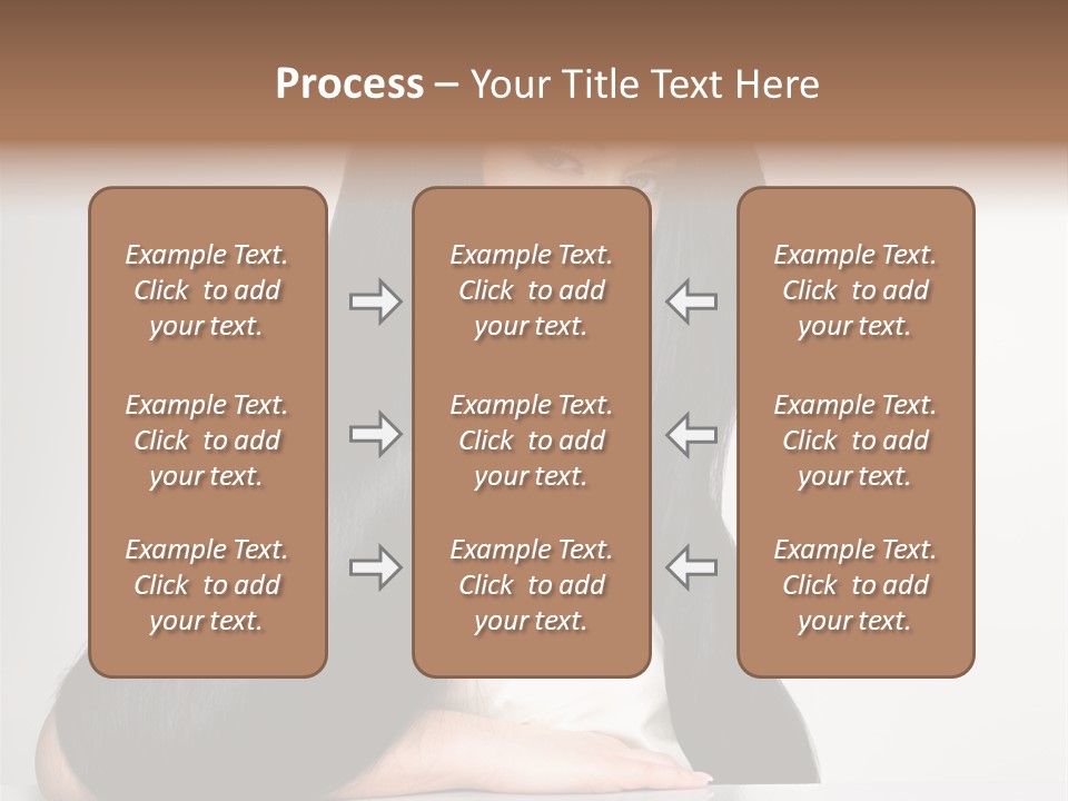 Sensuality Face Pretty PowerPoint Template