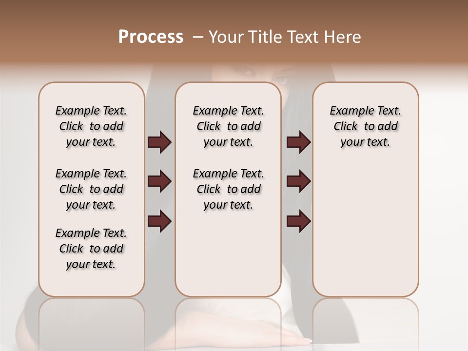 Sensuality Face Pretty PowerPoint Template