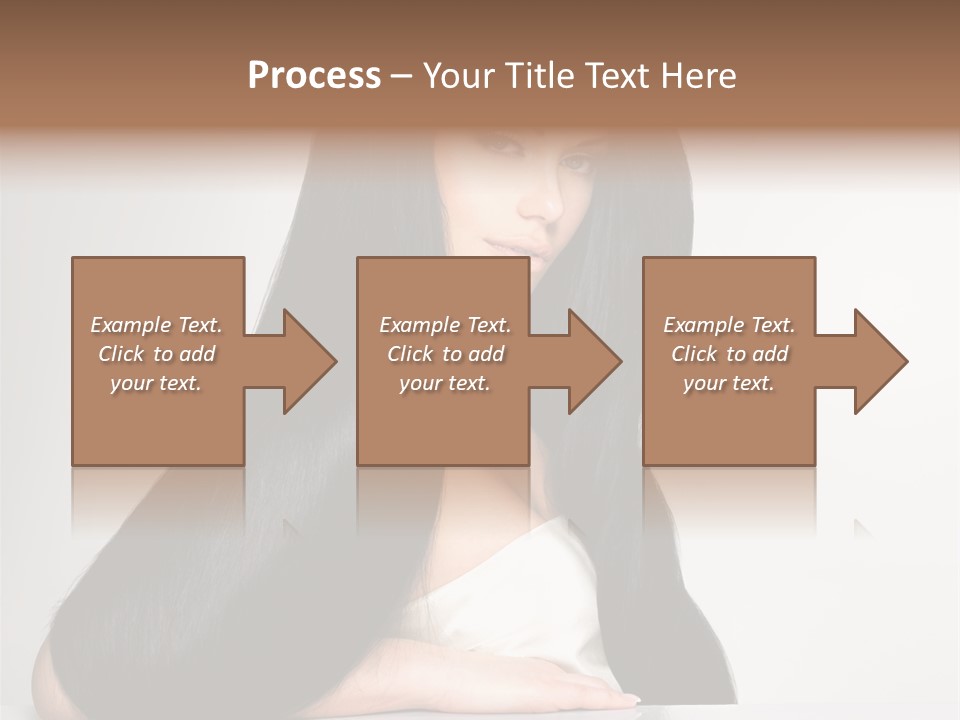 Sensuality Face Pretty PowerPoint Template