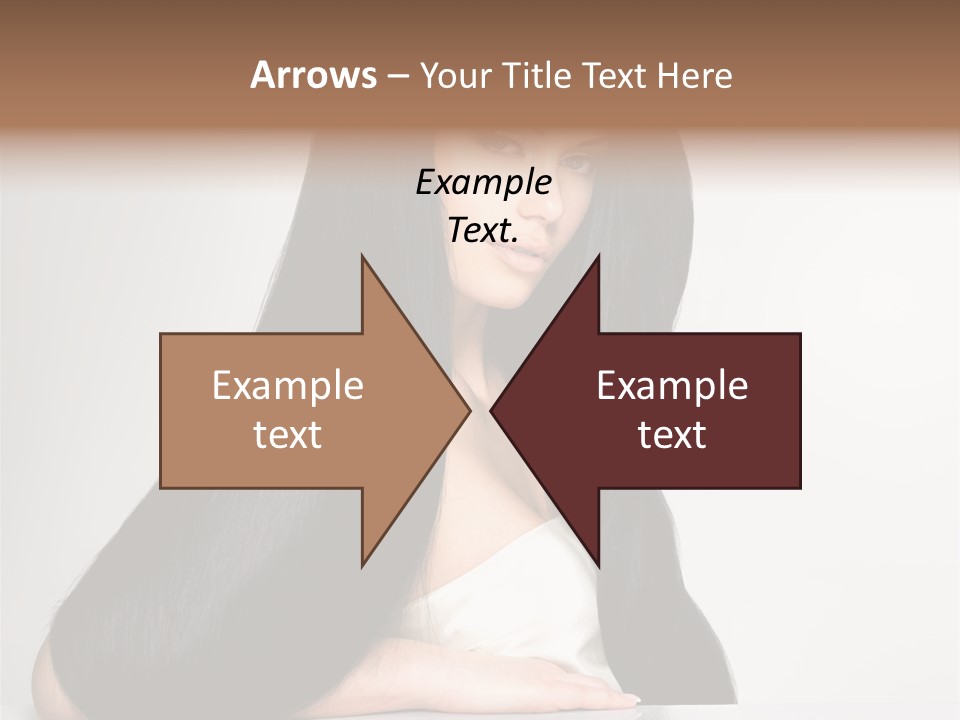 Sensuality Face Pretty PowerPoint Template