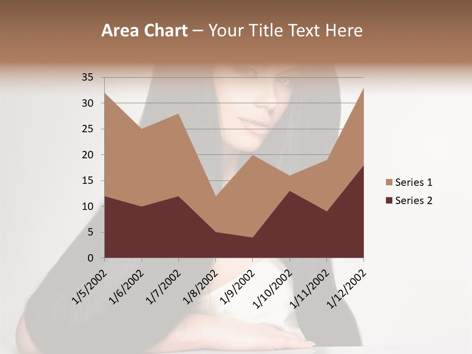 Sensuality Face Pretty PowerPoint Template