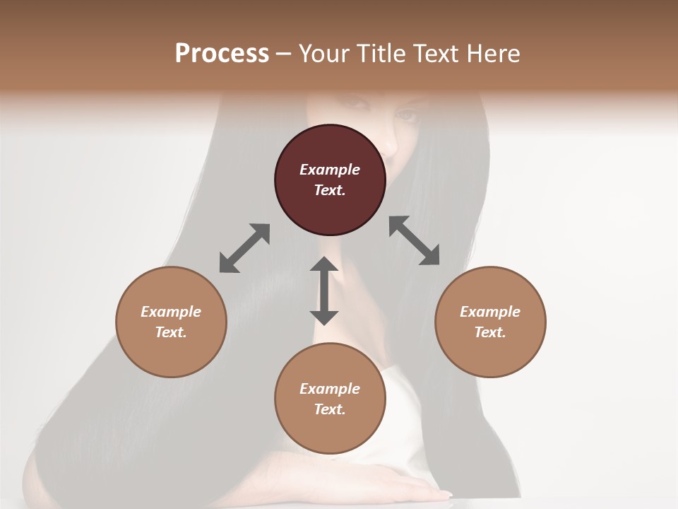 Sensuality Face Pretty PowerPoint Template