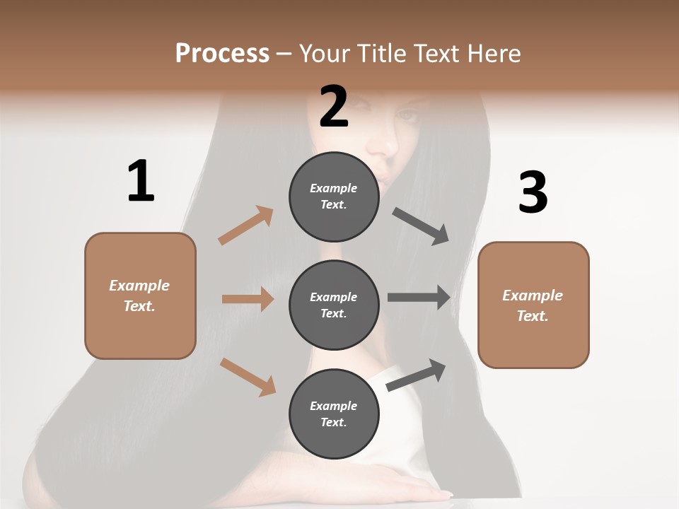 Sensuality Face Pretty PowerPoint Template