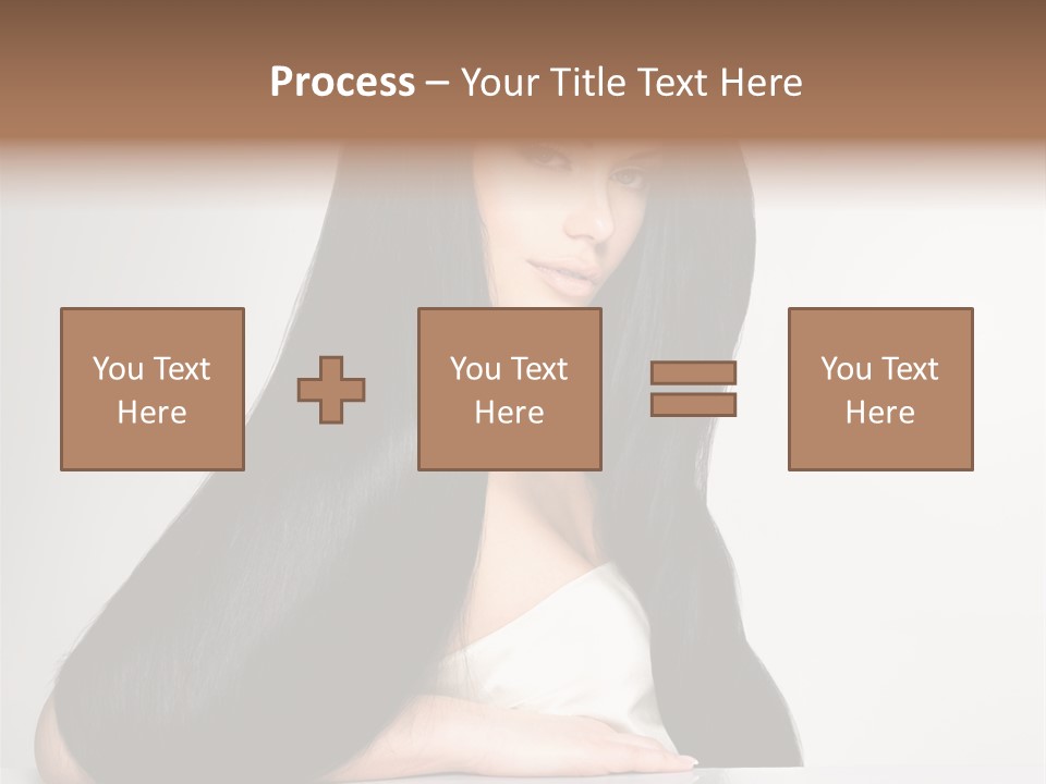 Sensuality Face Pretty PowerPoint Template