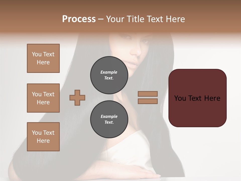 Sensuality Face Pretty PowerPoint Template