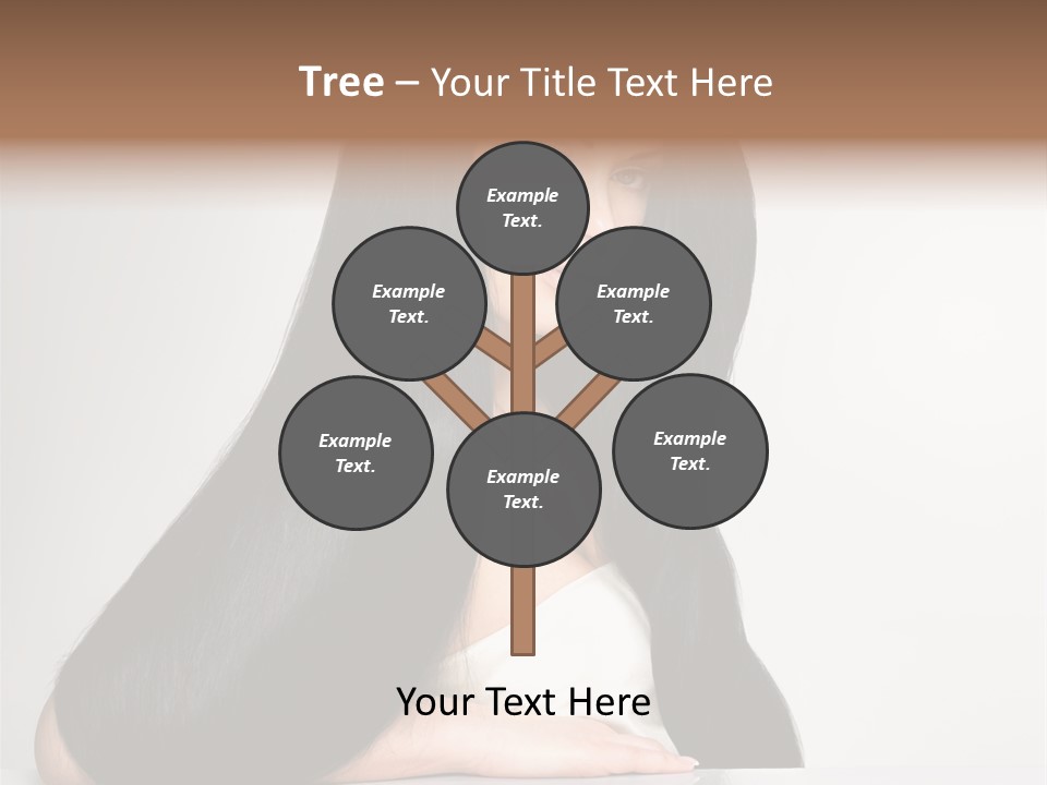 Sensuality Face Pretty PowerPoint Template