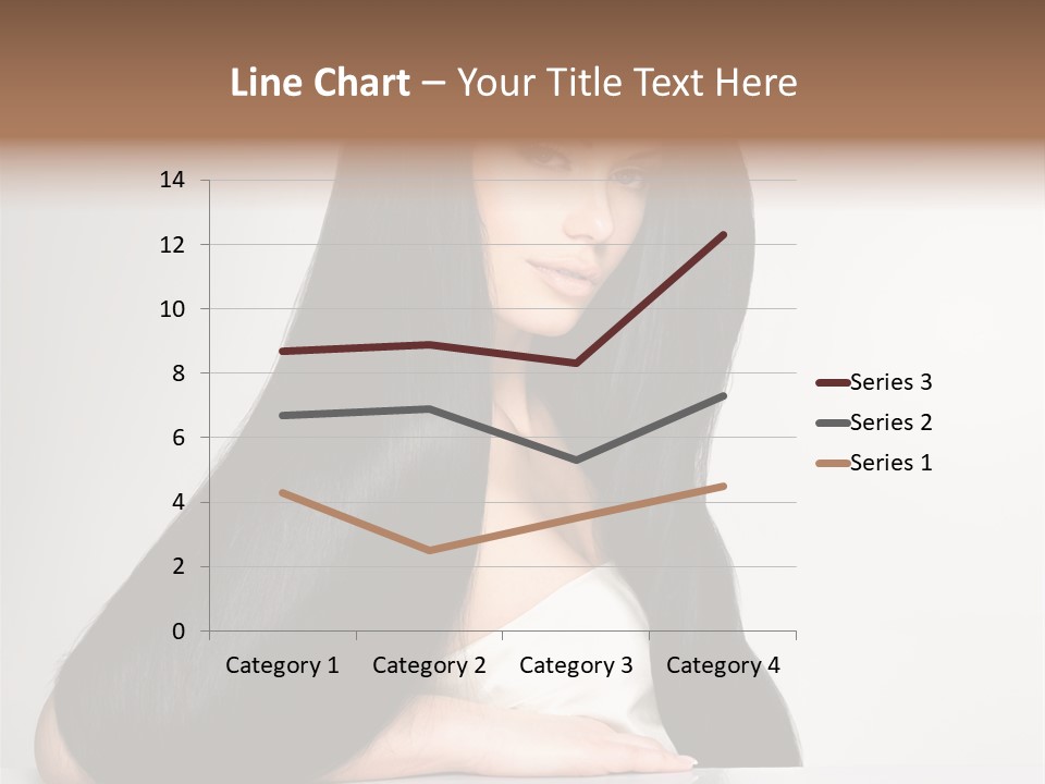 Sensuality Face Pretty PowerPoint Template