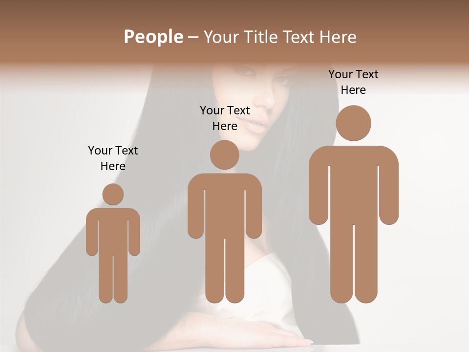 Sensuality Face Pretty PowerPoint Template