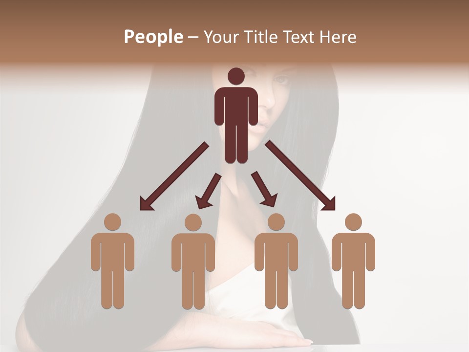 Sensuality Face Pretty PowerPoint Template