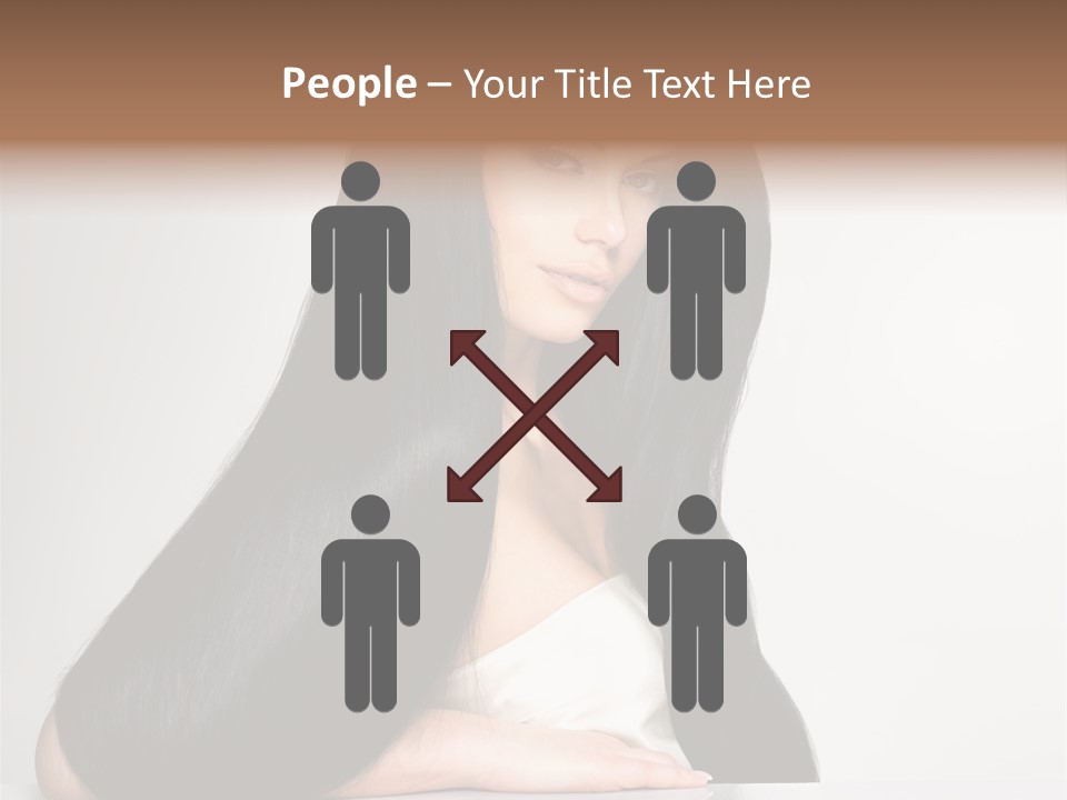 Sensuality Face Pretty PowerPoint Template