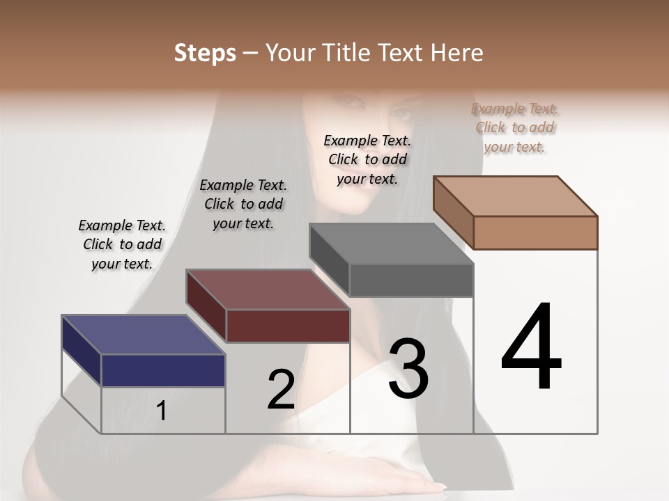 Sensuality Face Pretty PowerPoint Template