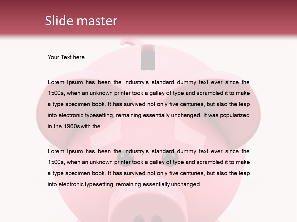 One Finance Economy PowerPoint Template