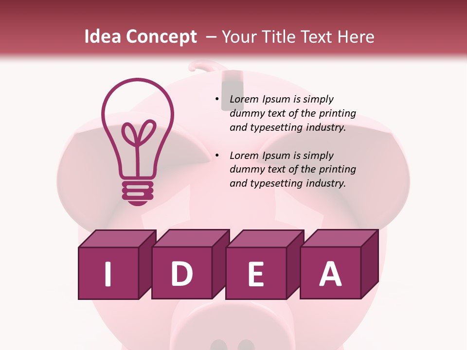 One Finance Economy PowerPoint Template