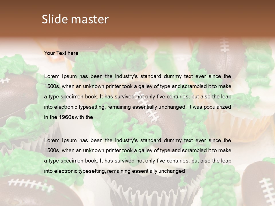 Freisteller Celebration Dessert PowerPoint Template