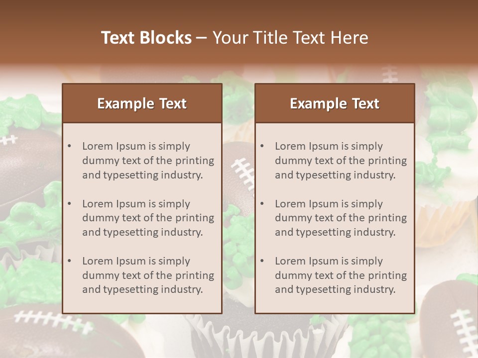 Freisteller Celebration Dessert PowerPoint Template