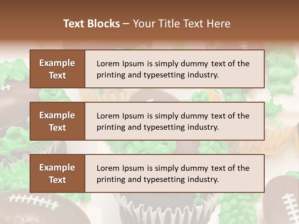 Freisteller Celebration Dessert PowerPoint Template