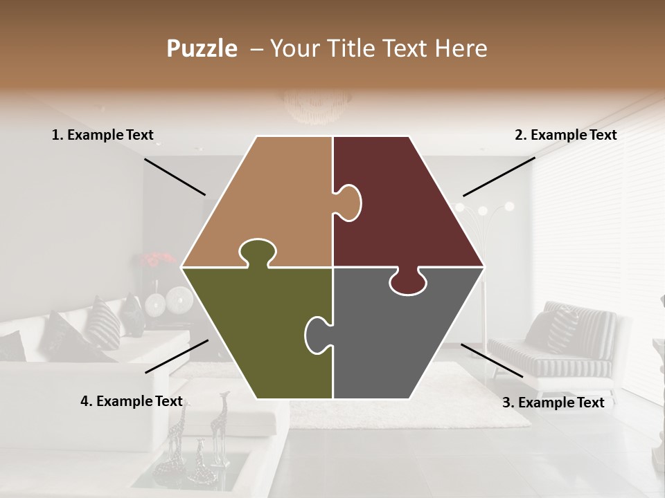 Architecture Table Living PowerPoint Template