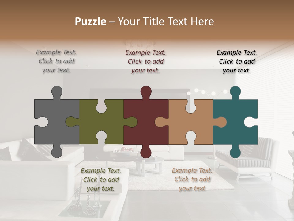 Architecture Table Living PowerPoint Template