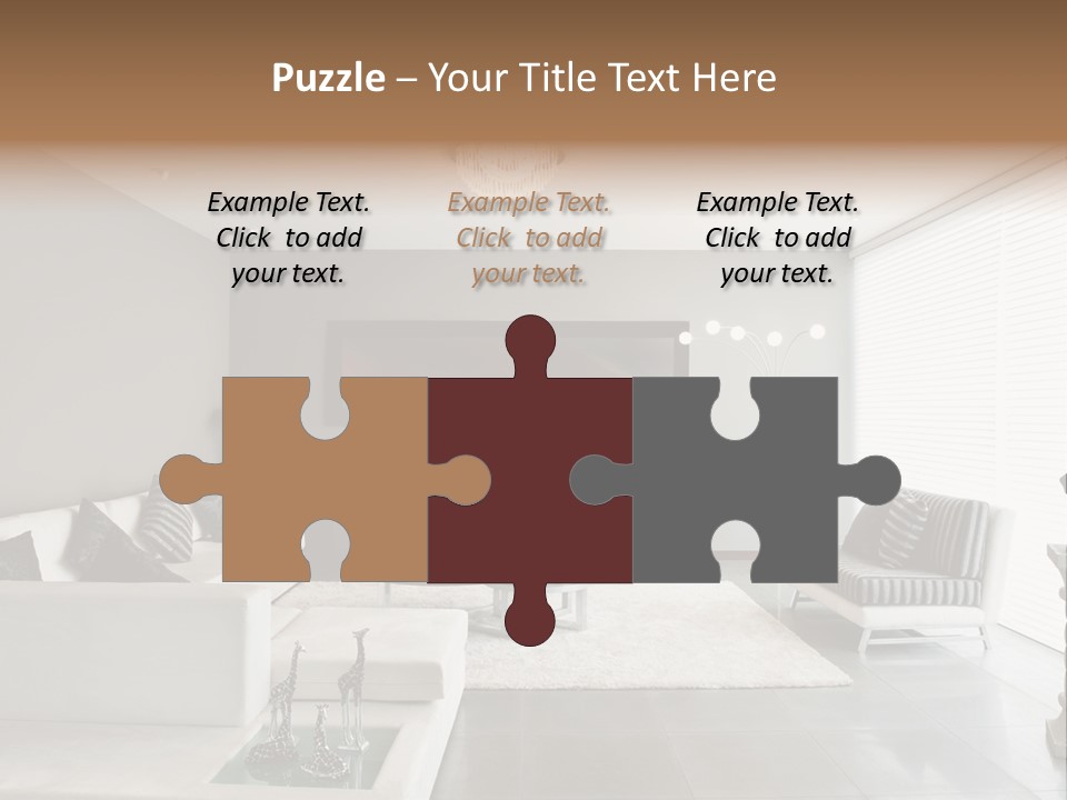 Architecture Table Living PowerPoint Template