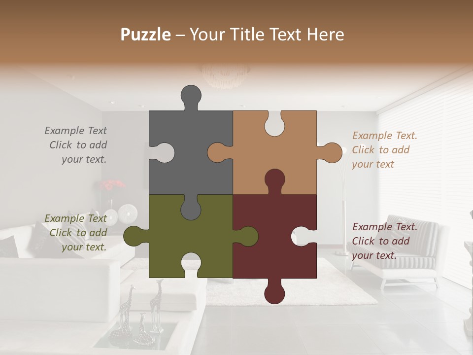 Architecture Table Living PowerPoint Template
