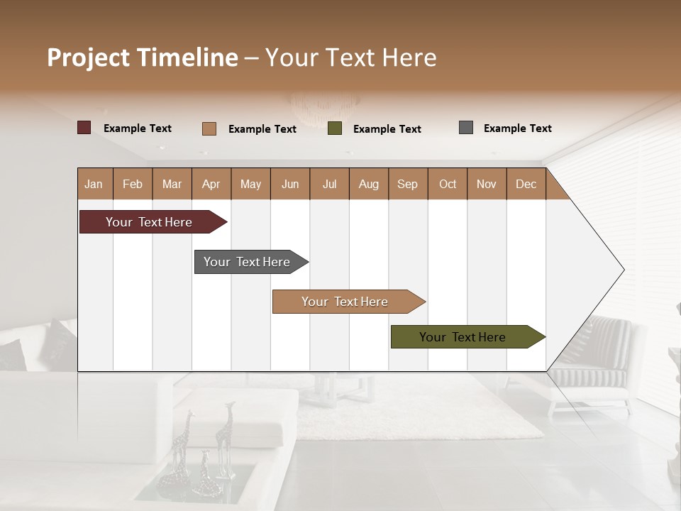 Architecture Table Living PowerPoint Template