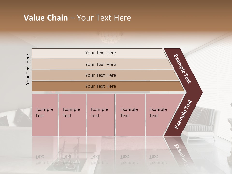 Architecture Table Living PowerPoint Template