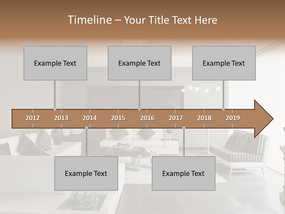Architecture Table Living PowerPoint Template
