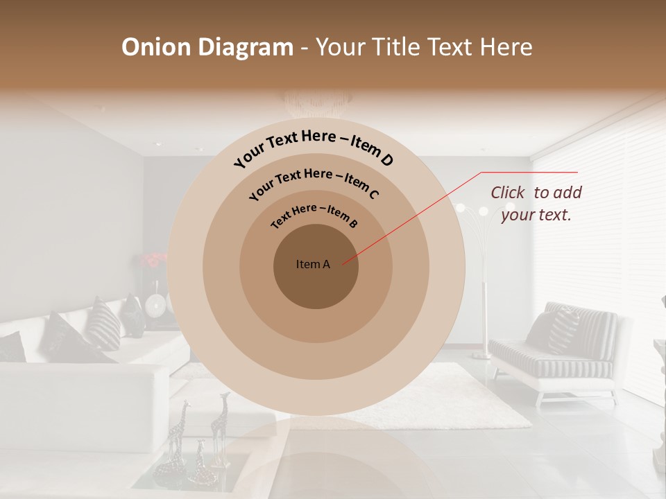 Architecture Table Living PowerPoint Template
