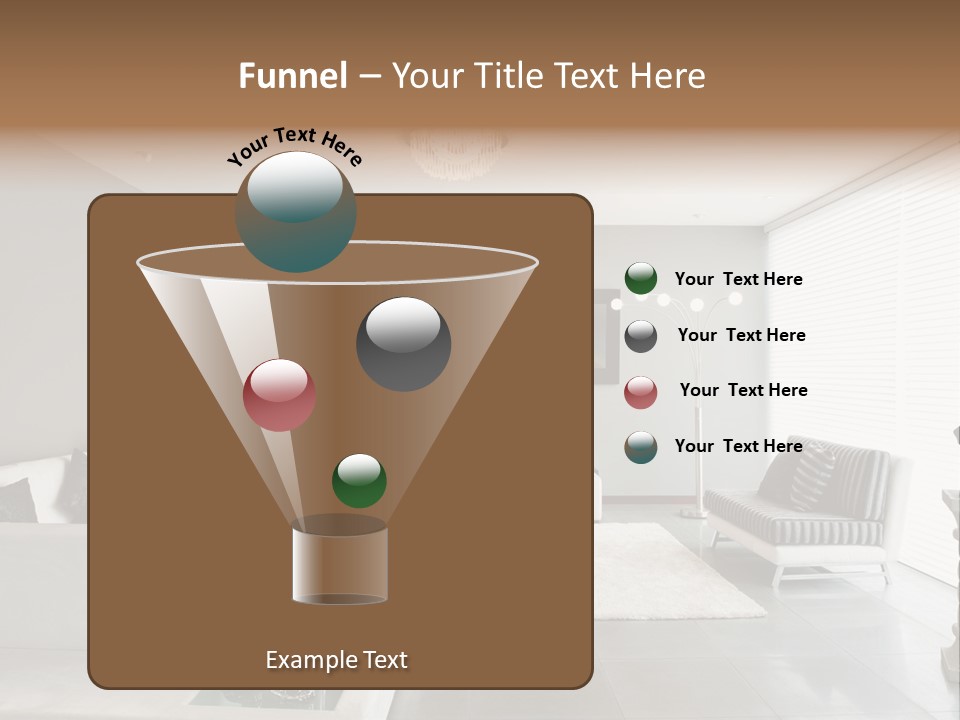 Architecture Table Living PowerPoint Template