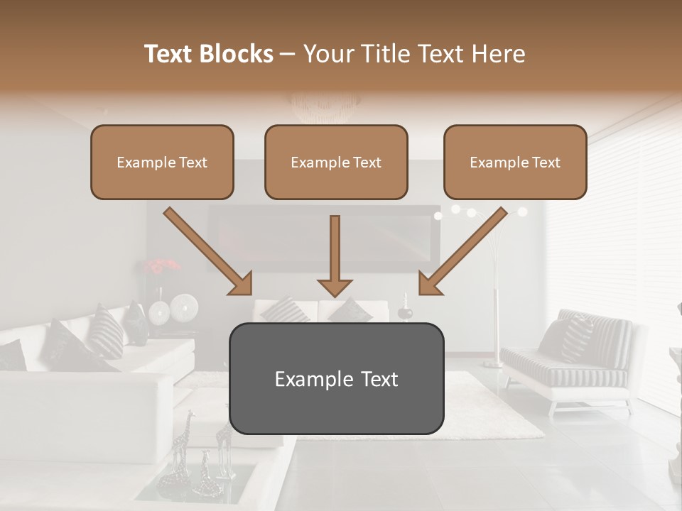 Architecture Table Living PowerPoint Template
