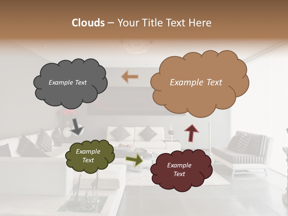 Architecture Table Living PowerPoint Template
