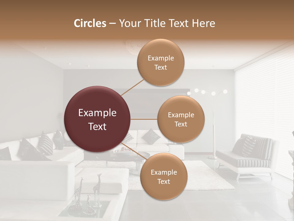 Architecture Table Living PowerPoint Template