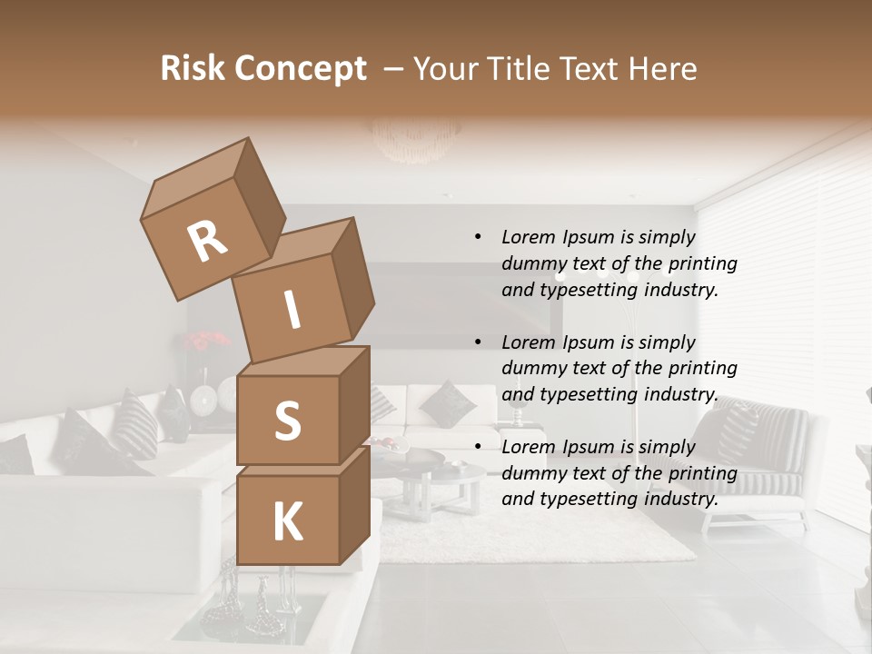 Architecture Table Living PowerPoint Template