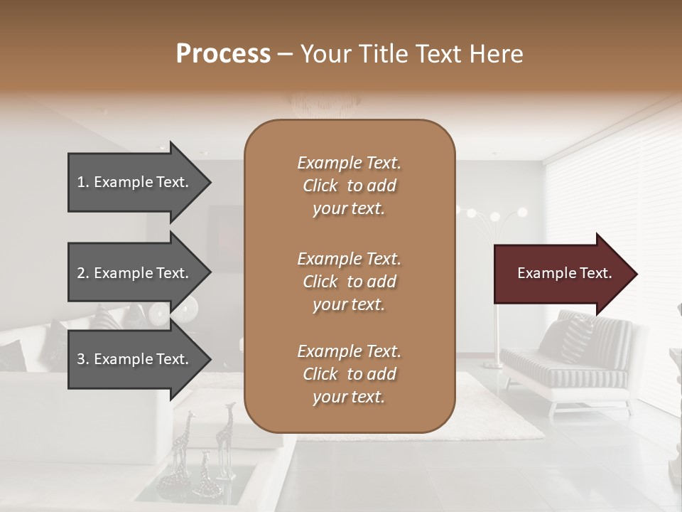 Architecture Table Living PowerPoint Template