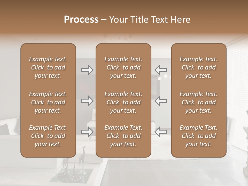 Architecture Table Living PowerPoint Template