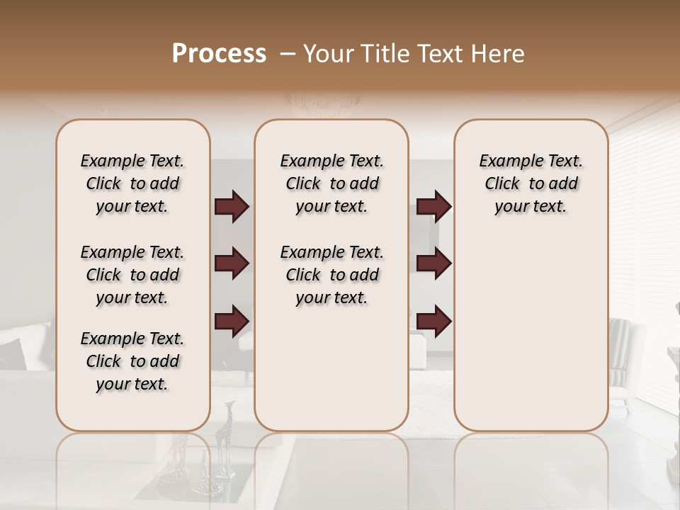 Architecture Table Living PowerPoint Template