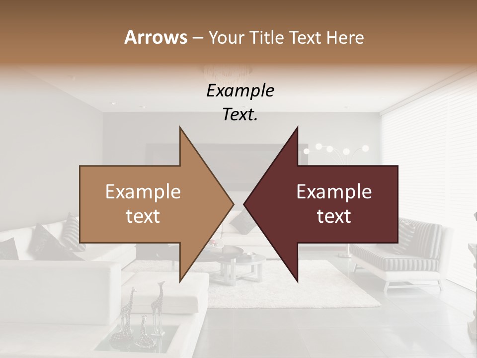 Architecture Table Living PowerPoint Template