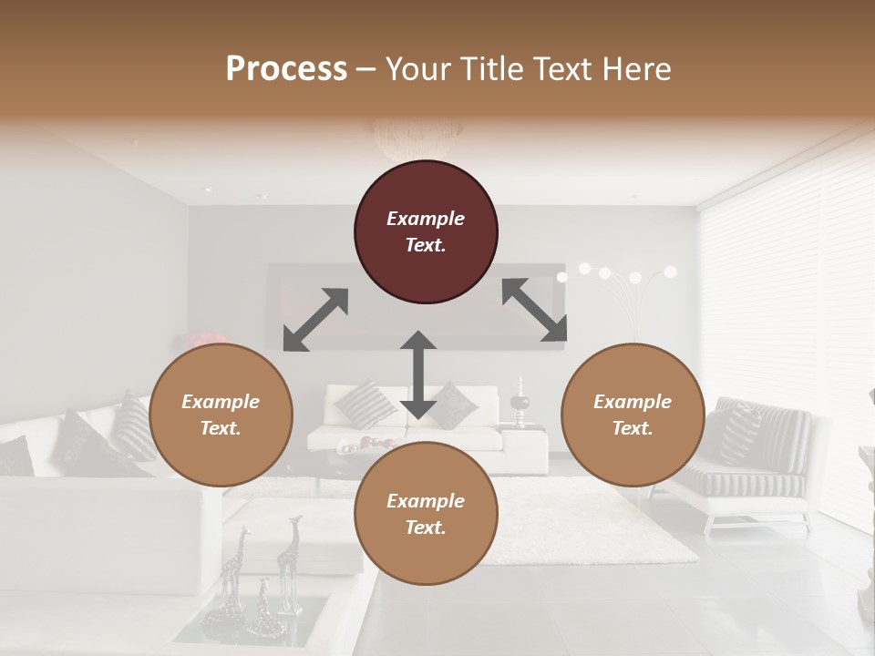 Architecture Table Living PowerPoint Template