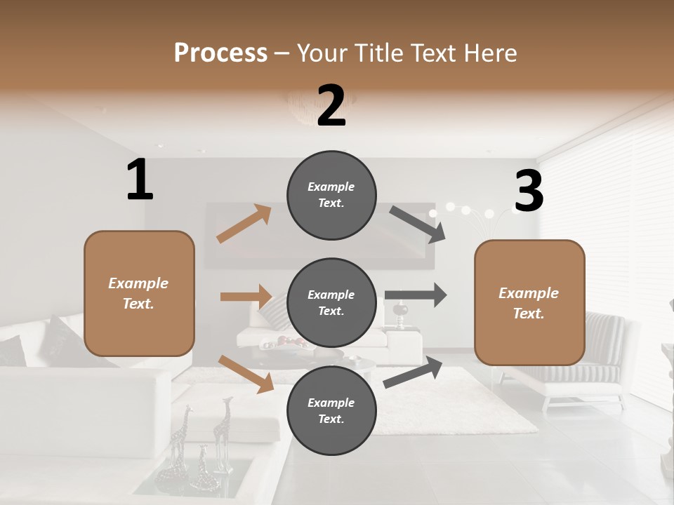 Architecture Table Living PowerPoint Template