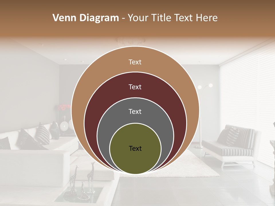 Architecture Table Living PowerPoint Template