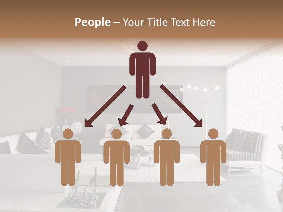 Architecture Table Living PowerPoint Template