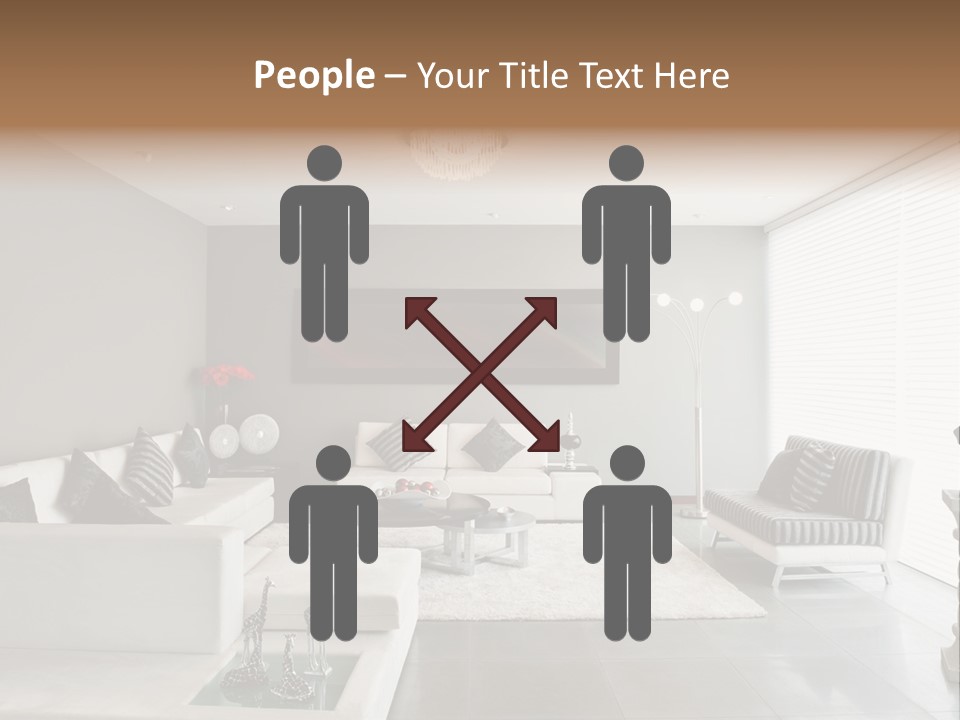 Architecture Table Living PowerPoint Template