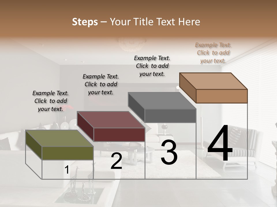 Architecture Table Living PowerPoint Template