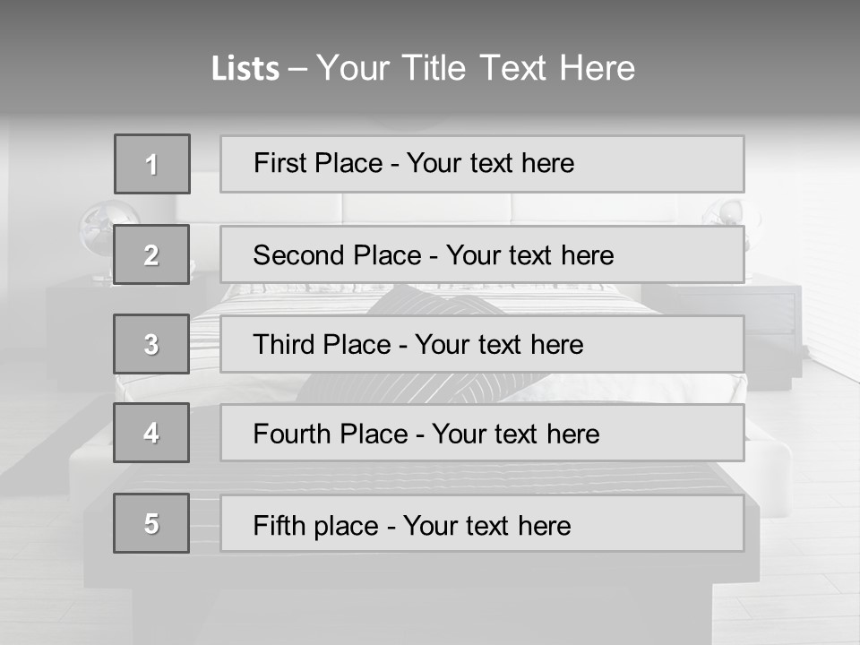 Furniture Comfort Decor PowerPoint Template