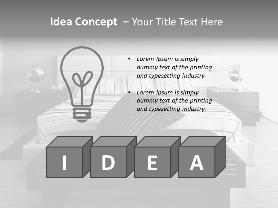 Furniture Comfort Decor PowerPoint Template